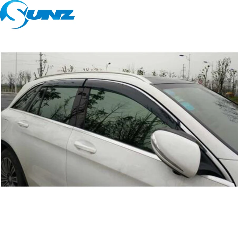 Для Volkswagen VW TIGUAN оконный козырек дефлекторы для 2010 2011 2012 2013 2014 2015 2016 аксессуары SUNZ |