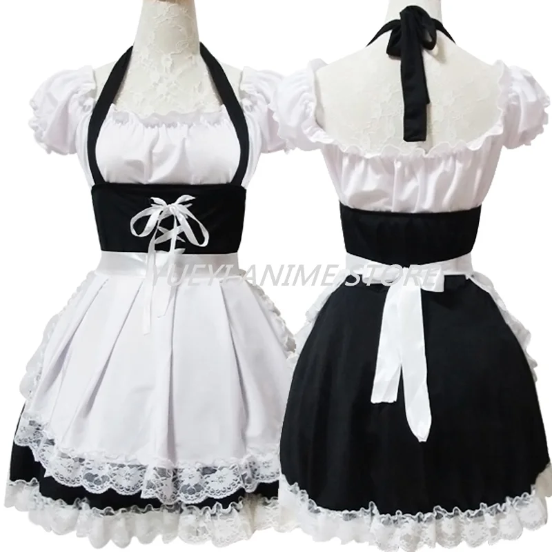 

Cute Lolita Maid Costumes Girls Women Lovely Maid Cosplay Costume Animation Show Japanese Outfit Dress Clothes