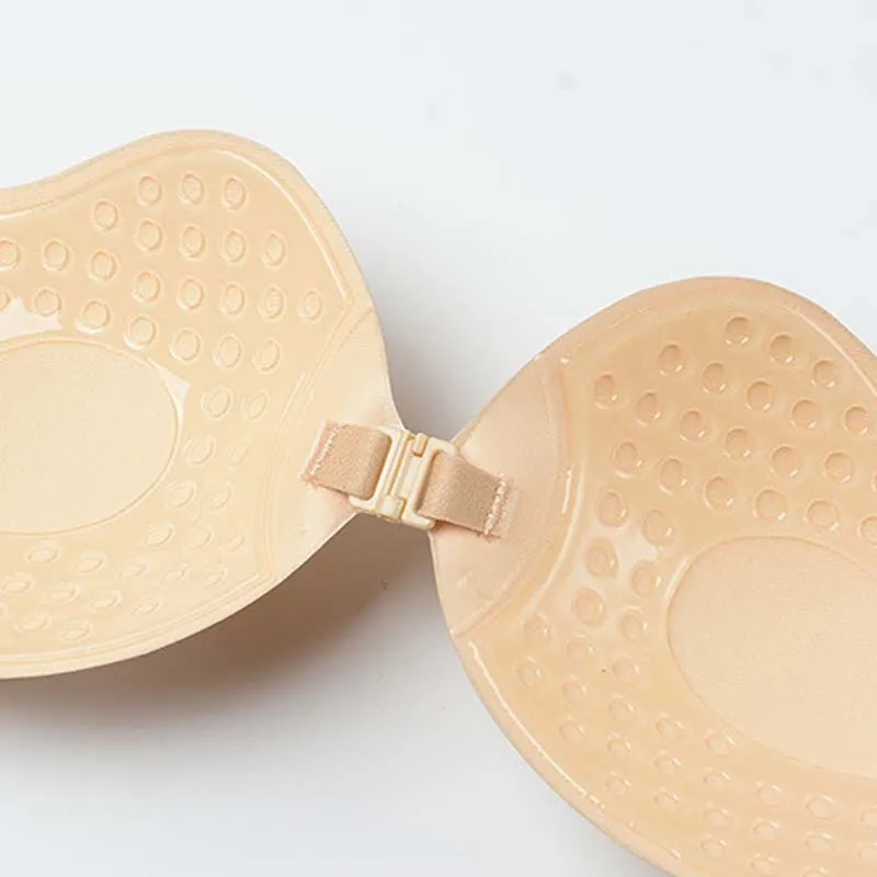 Женские самоклеящиеся невидимые вкладыши для бюстгальтера пуш-ап без бретелек