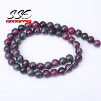 tourmaline persian jades natural stone bedas for jewelry making loose spacer round beads diy necklace bracelet 4 6 8 10 12mm 15