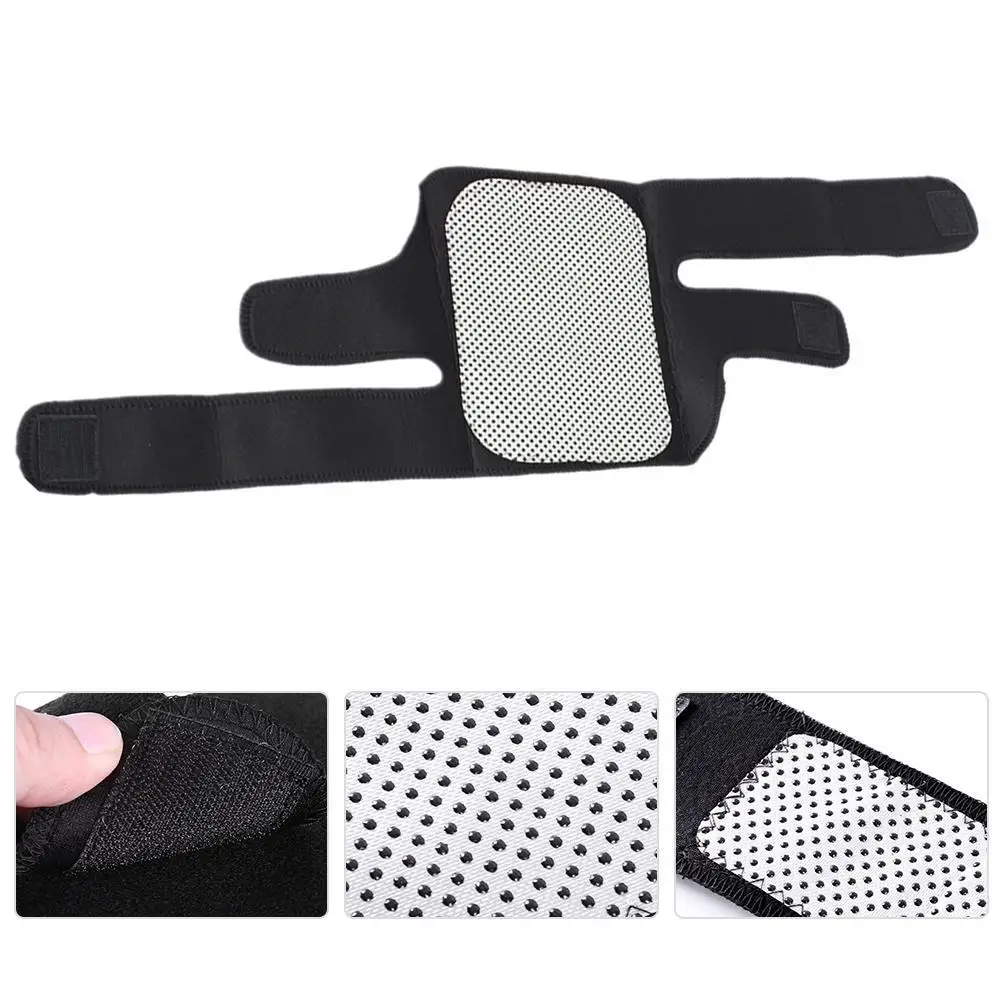 1Pair Adjustable Tourmaline Self-heating Magnetic Therapy Knee Protective Belt Arthritis Knee Massager Knee Brace Support Pads