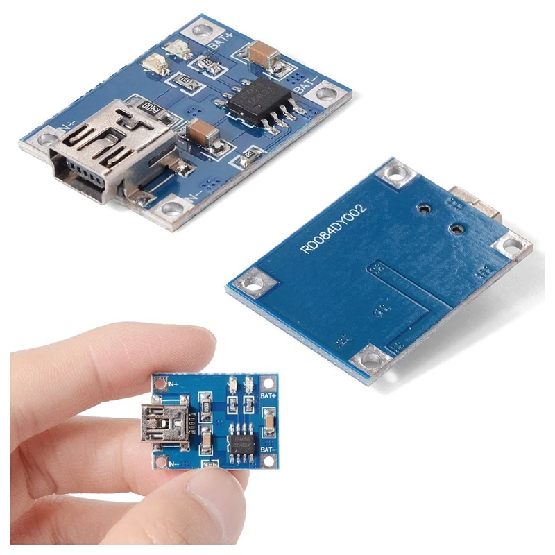 5X 5V Mini USB 1A Lithium Battery Charging Board Module Linear Charger TP4056 TE106 | Электроника