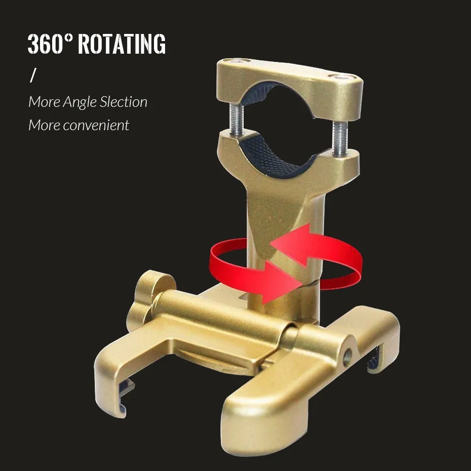 bicycle aluminum alloy bike phone holder mobile cellphone holder motorcycle suporte celular for iphone samsung xiaomi free global shipping