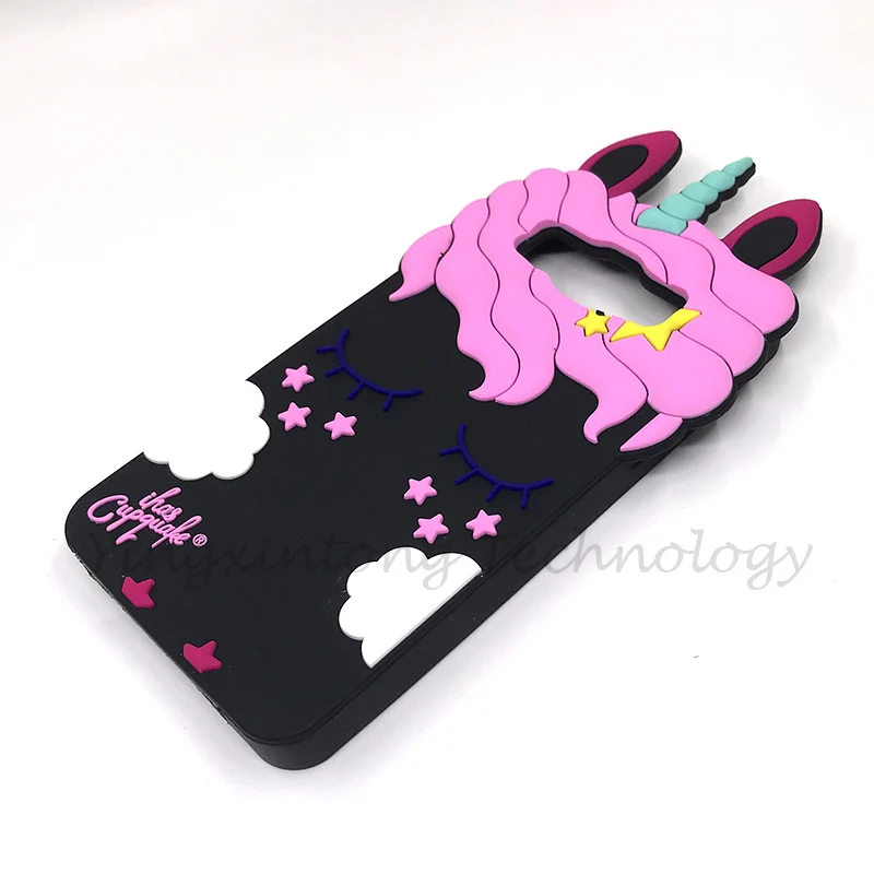 Силиконовый чехол для Samsung Galaxy A5 2015 телефона с 3D единорогом Funda A500 A500H A500F