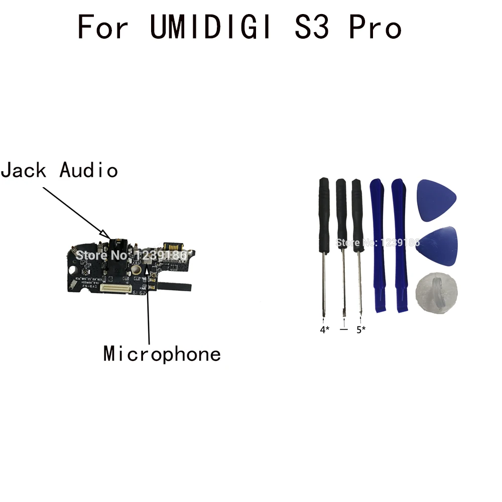 

Оригинальная USB зарядная док-станция для UMIDIGI S3 Pro с микрофоном, плата, модуль, разъем для наушников, аудио наушники, запасные части + инструмент