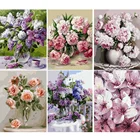 VA-0339 Раскрашивание по номерам цветы цветение пейзаж DIY Раскрашивание по номерам холст для детей и взрослых подарок Современный домашний декор искусство