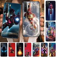 iron man marvel black soft cover the pooh for huawei nova 8 7 6 se 5t 7i 5i 5z 5 4 4e 3 3i 3e 2i pro phone case cases