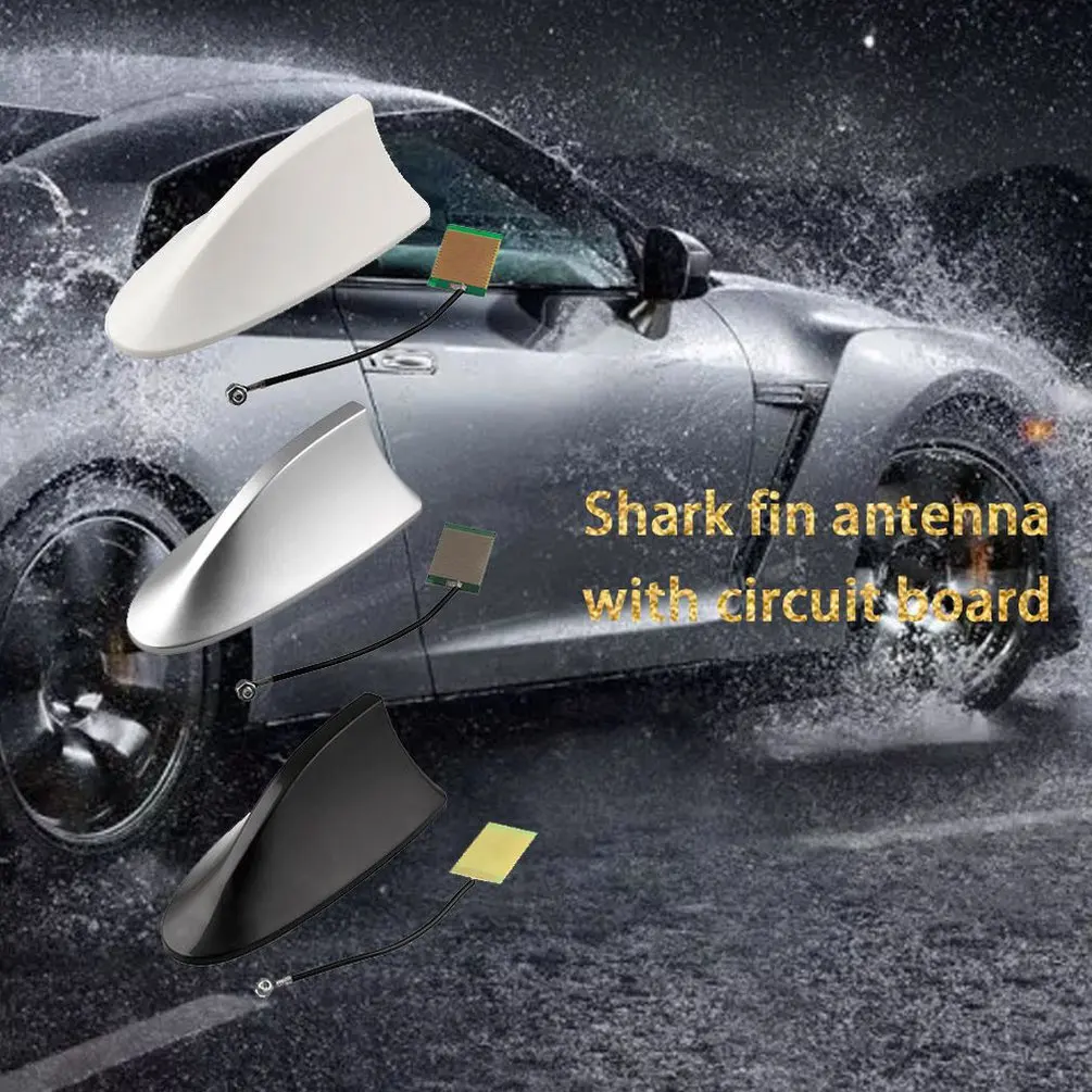 

Car Radio Shark Fin Car Shark Antenna Radio FM Signal Design For All Cars Aerials Antenna Car Styling