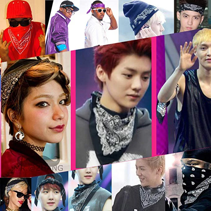 Банданы для женщин и мужчин на открытом воздухе крутая многофункциональная 100%