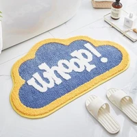 anti slip door mat door entrance bathroom mat fruit letter bath rug non slip mat toilet door mat entrance door absorbent mat