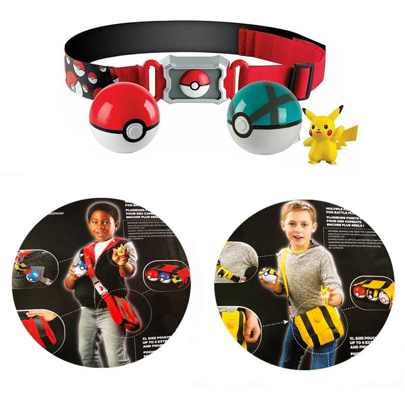 

Покемон Мастер Эльф мяч ремень набор телескопическая Такара томия покебол с поясом экшн-фигурка модель игрушки для детей Подарки