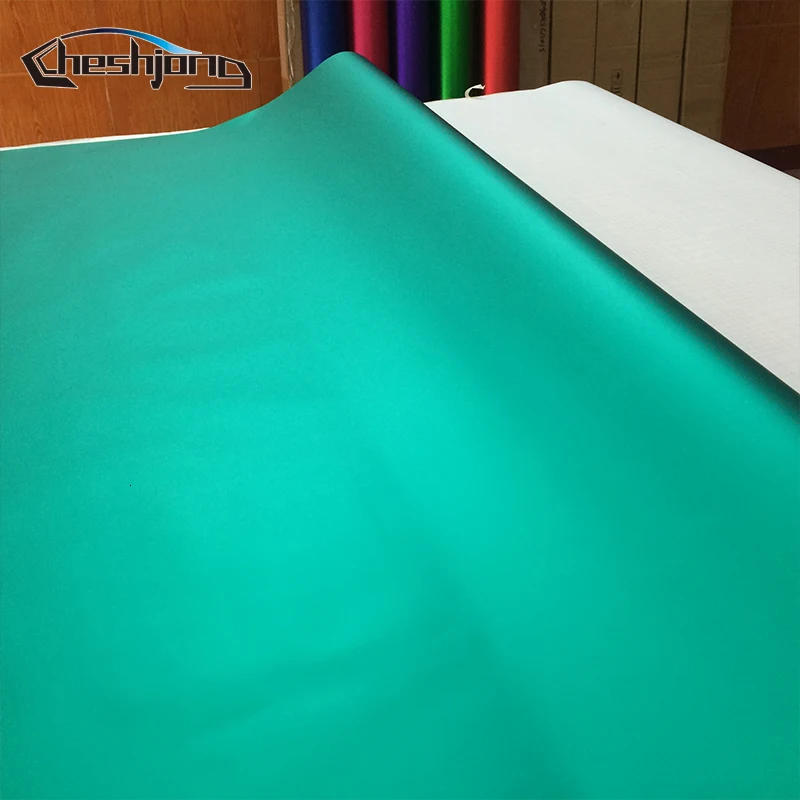 Матовая хромированная виниловая пленка Tiffany Blue, автомобильная пленка, матовая Хромированная пленка для автомобиля, наклейка с воздушными пузырьками, 1,52*20 м/рулон