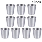 10 шт.5 шт. чашка для ликера, чашки для выстрела из нержавеющей стали, портативная чашка для питья, чашка для спирта