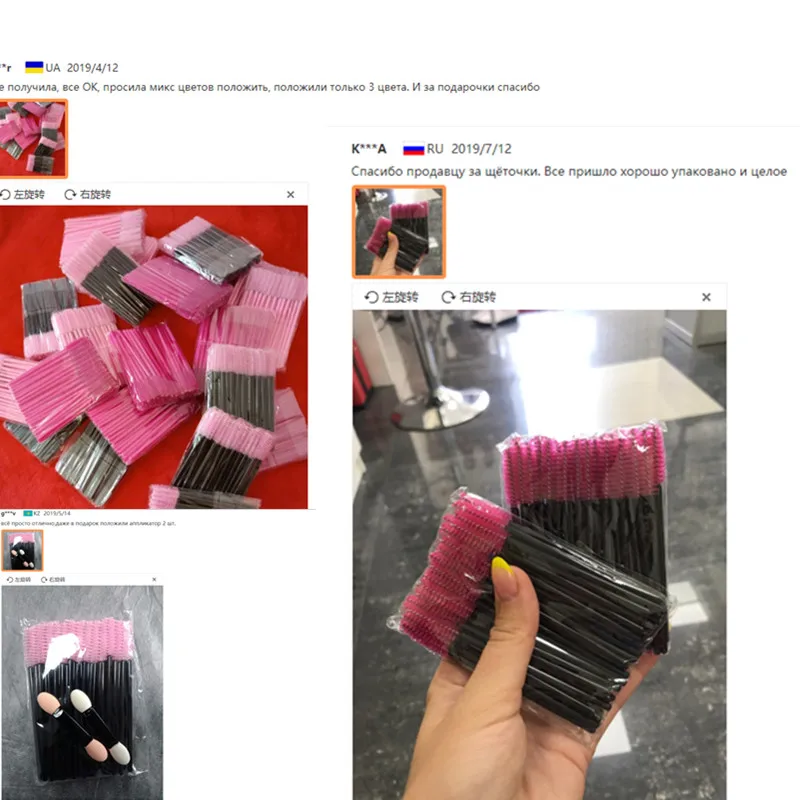 Одноразовые кисти для макияжа 1000 шт./лот 9 цветов | Красота и здоровье