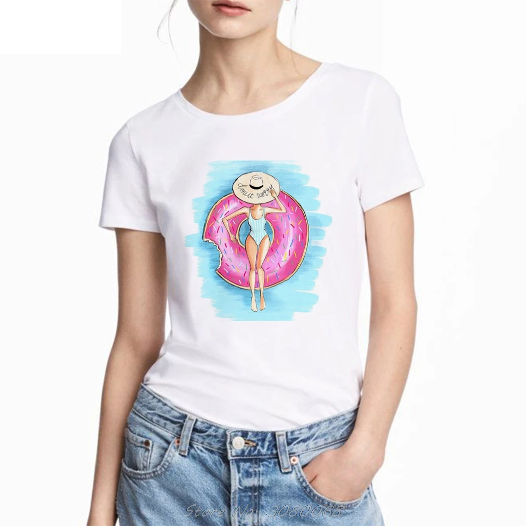 Женская винтажная вечерние лка в Корейском стиле белая футболка из 100% хлопка