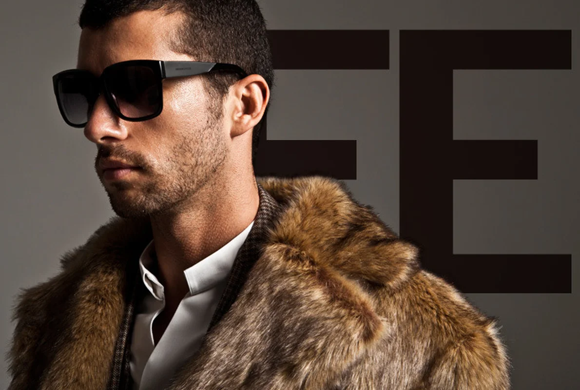 Мужская Меховая куртка зимняя верхняя одежда из искусственного меха ветровка