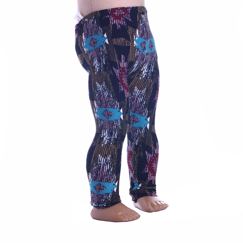 Индивидуализированные леггинсы Одежда для кукол повседневная одежда 18-дюймовых