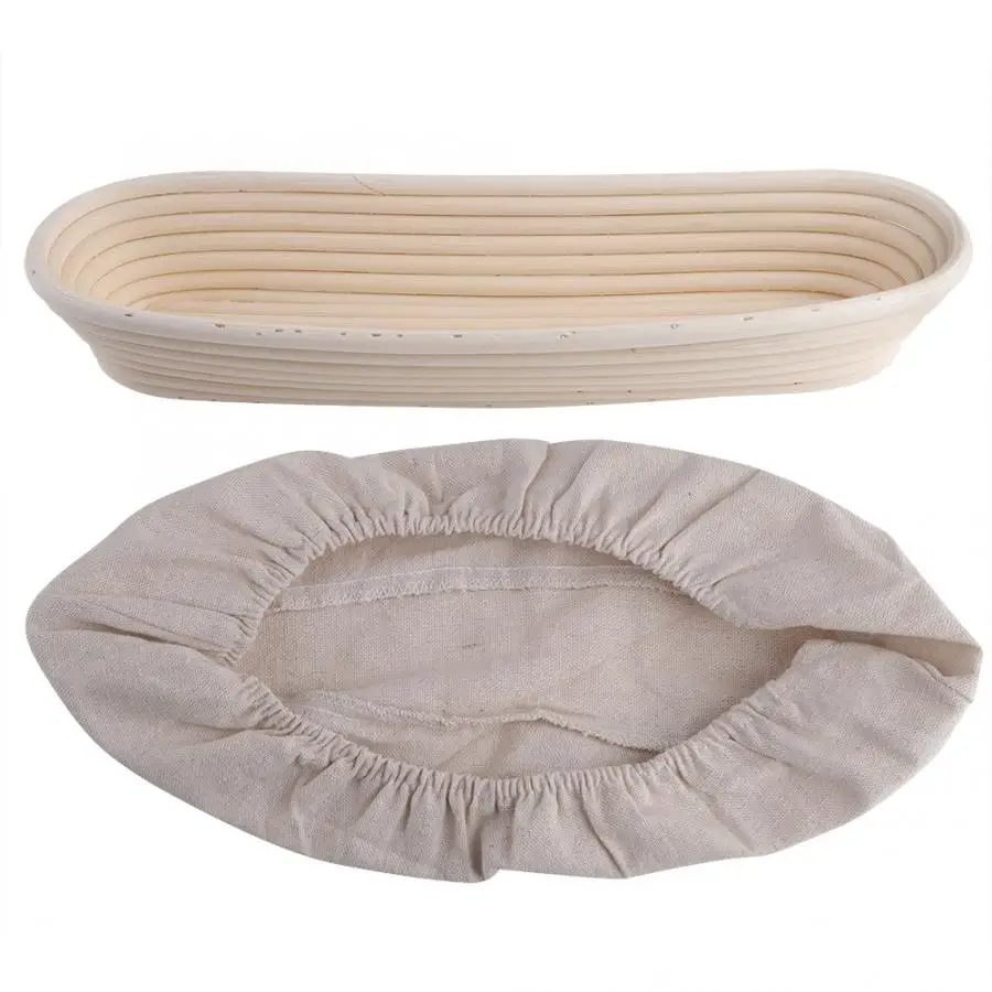 Корзина из натурального ротанга для брожения загородный багет французские