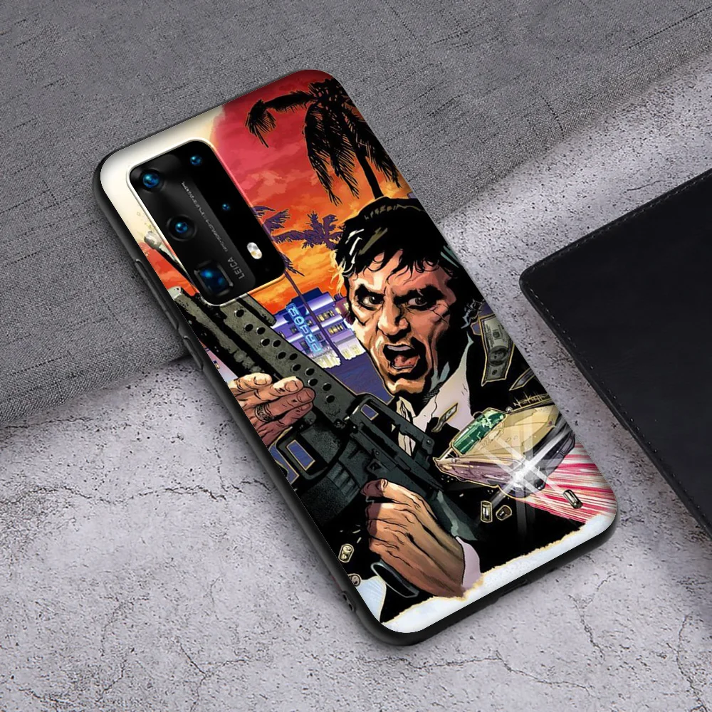 Чехол Lavaza Scarface для Huawei P8 P9 P10 P20 P30 Y6 Y7 Y9 Lite Pro P Smart Nova 2i 3i Mini 2017 2018 2019|Бамперы| |