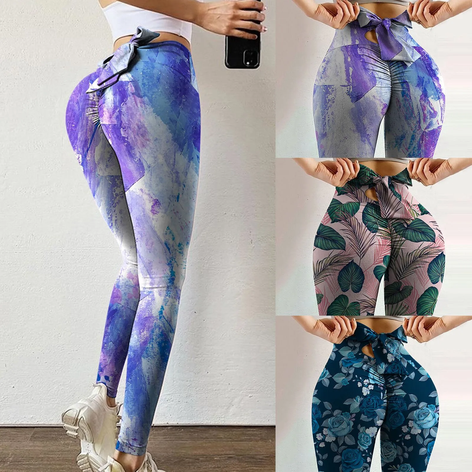 

Sport Leggings Women High Waist Stretch Strethcy Fitness Leggings Yoga Pants Sport Trousers suit for yoga fitness Sportswear