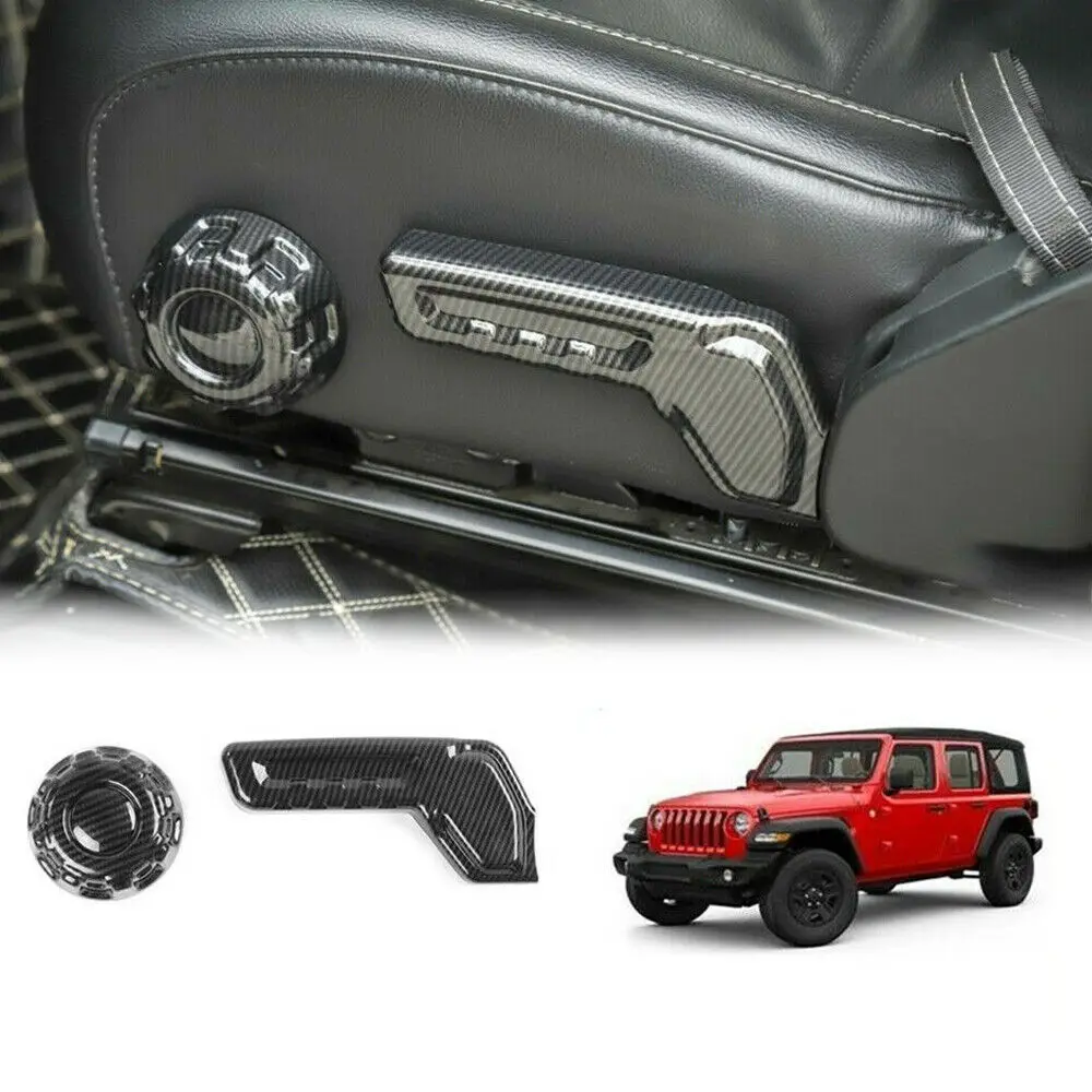 

Front Driver Seat Adjustment Control Knob Handle Trim for Jeep Wrangler JL 2018