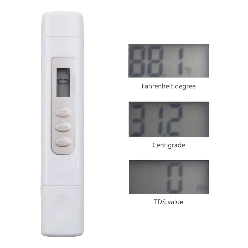 Yieryi TDS ph-метр PH/TDS/EC/TEMP метр цифровой монитор качества воды тестер серии для бассейнов, питьевой воды, аквариумов