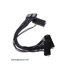 24 контакта источник питания синхронизатор Удлинительный кабель 20 + 4 контакта тройной блок питания ATX адаптер кабель 18AWG провод для майнинга