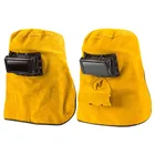 Маска сварщика, шлем для сварки, удобная маска сварщика, кожаный колпачок, Воловья кожа, защита глаз от-15  до 65 