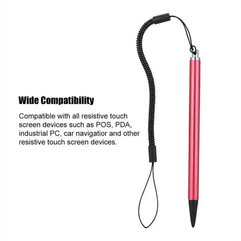 Resistive Touch Screen Stylus Pen Painting Writing with Spring Rope For Car Navigator POS PDA Industrial PC | Компьютеры и офис