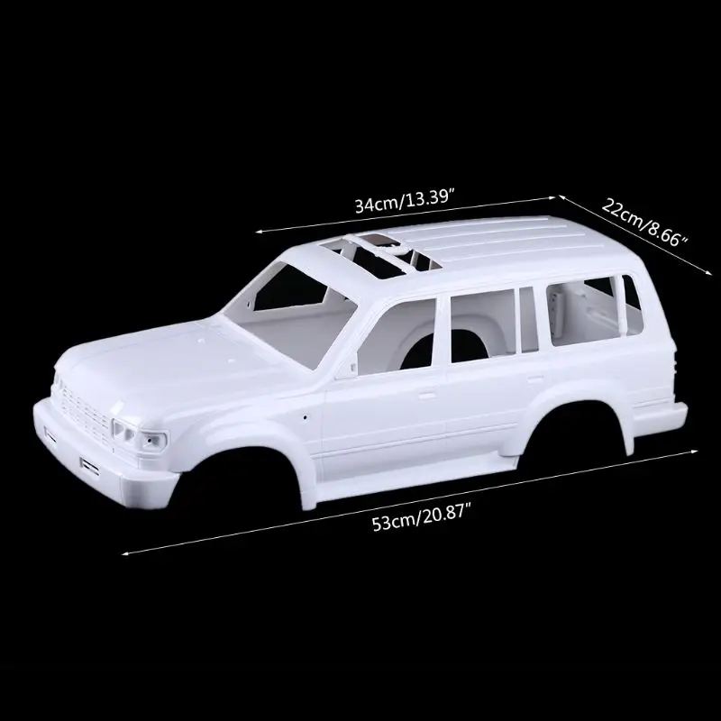 

313mm Plastic Body Shell RC Car Spare Parts for 1/10 Land Cruiser LC80 Crawler Racing RC Car Body parts