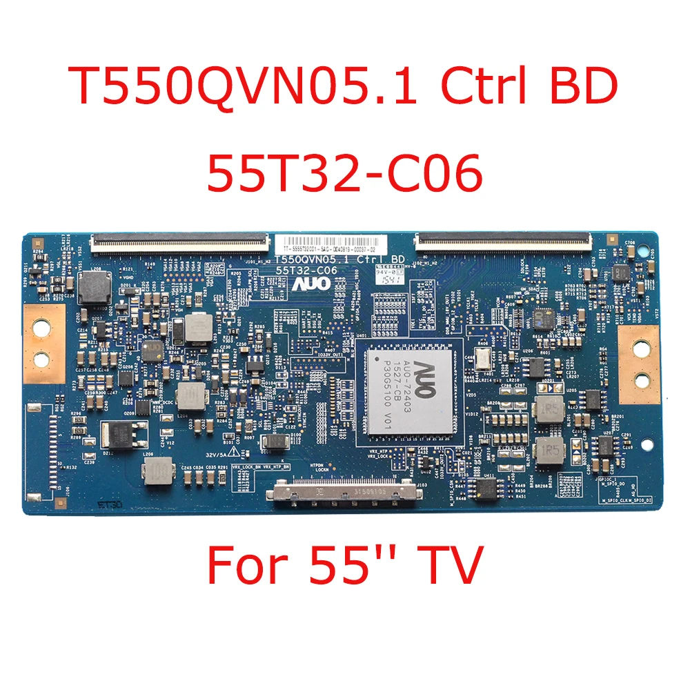T con T550QVN05.1 Ctrl BD 55T32 C06 tv 55 inch Logic Board оригинальный teste de placa Бесплатная
