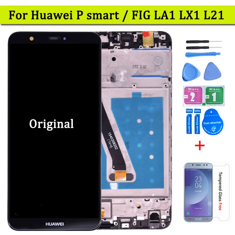 

ЖК-дисплей для Huawei P Smart с сенсорным экраном и дигитайзером в сборе для Huawei enjoy 7S с рамкой FIG LA1 LX1 L21 L22 LCD
