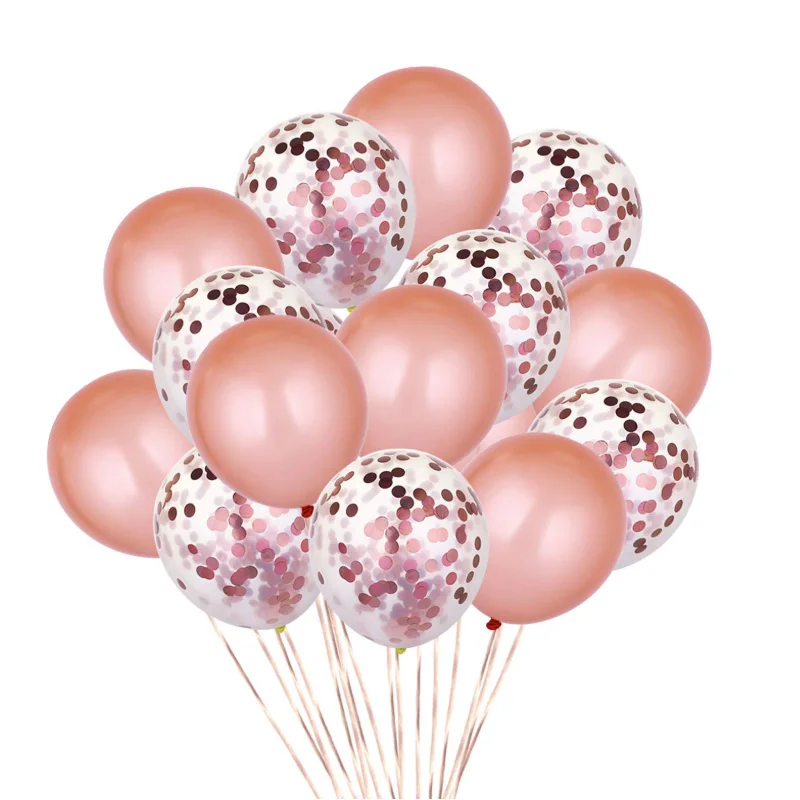 30 палочек/упаковка латексные шары с блестками и конфетти|Украшения своими руками