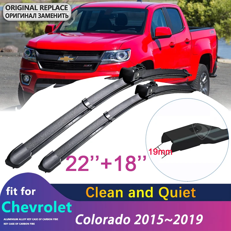 

for Chevrolet Colorado 2015~2019 Front Window Windshield Windscreen Wipers Car Wiper Blades Car Accessories 2016 2017 2018