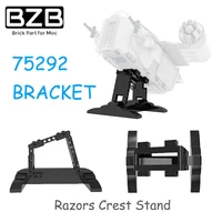 bzb moc star razor crown building blocks model spaceship mini razor 75292 display bracket ultimate collector toys