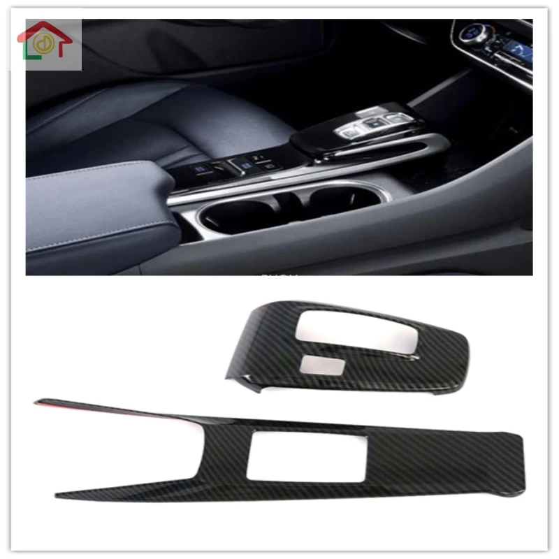 

Левый руль! Автомобильный Стайлинг интерьерная консоль переключения передач Панель рамка обшивка отделка 2 шт. для Hyundai Sonata DN8 10th 2019 2020