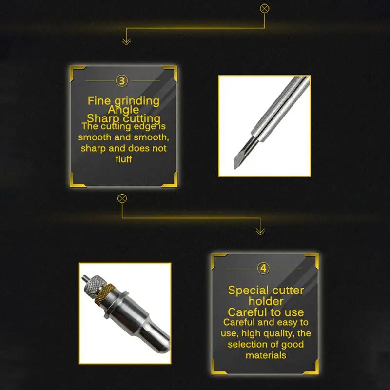 16 шт. 30 45 60 градусов плоттер для резки лезвия Roland виниловый резак ножи офсетная