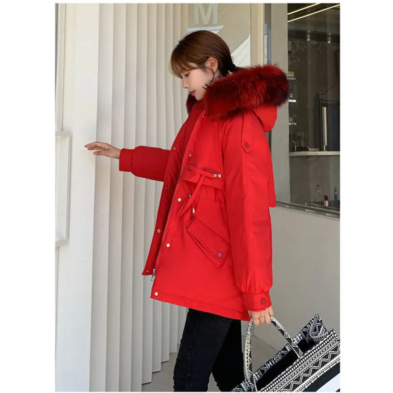 

Женские парки, Женская куртка на хлопковом наполнителе, женская короткая зимняя куртка 2021, новый стиль, корейский Свободный пуховик, Модная ...