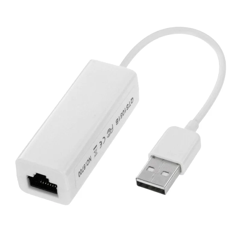

Ethernet RJ45 To USB2.0 10/100Mbps Interface Network Lan Adapter Card Cable New