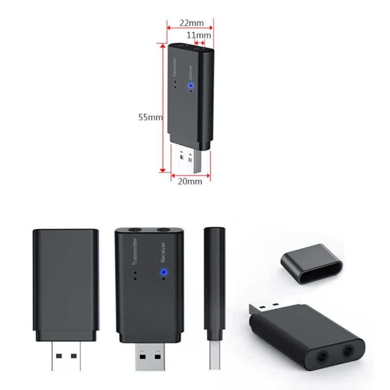USB беспроводной стерео 4 2 Bluetooth аудио приемник передатчик 3 5 мм музыкальный звук