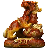 ju cai pixiu lucky pixiu decorations door home crafts living room decor figurines miniatures ornaments chinese mascot