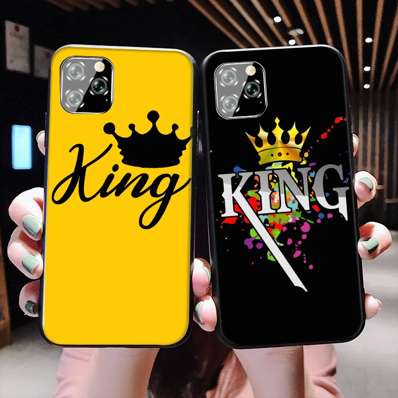 King Mobile Phone Case TPU for iPhone SE 2020 11 Pro X XR XS Max 7 8 6 6s Plus 5 5s Cover | Мобильные телефоны и