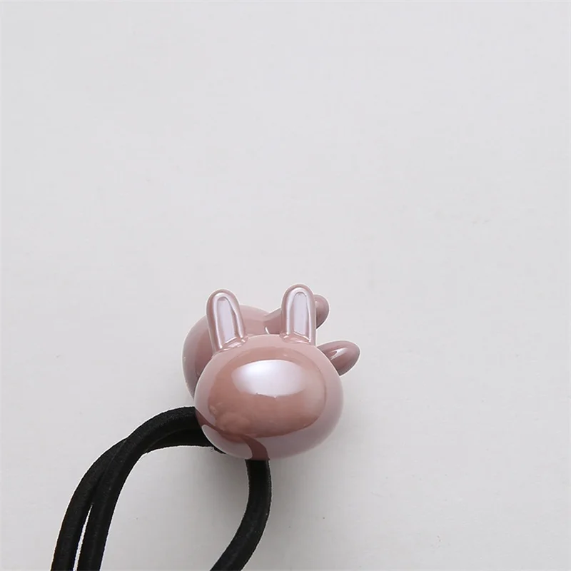 Чистый и свежий карамельный цвет милый круг для волос Кролик Корея короткий