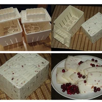 1 set diy homemade tofu press maker mold box plastic soybean curd making machine kitchen cooking tools set