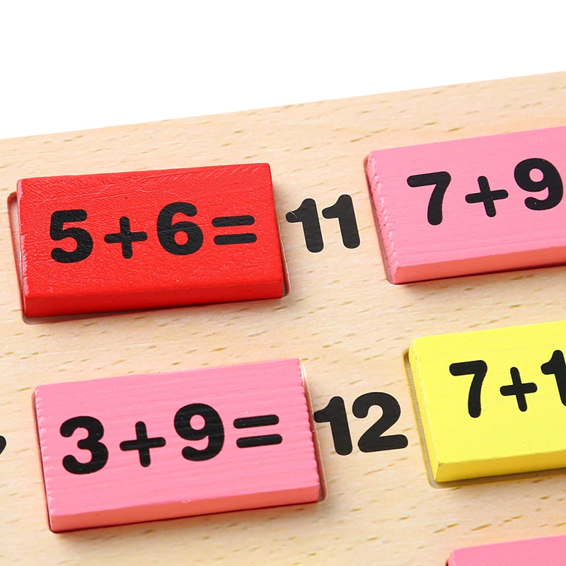 

Montessori Mathematical Gift Baby Toys Wooden Intelligence Addition Toy Education Wooden Toys Building Blocks