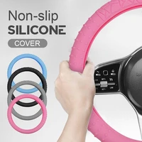 non slip silicone cover universal car styling car silicone steering wheel glove cover texture soft multi color soft silicon stee