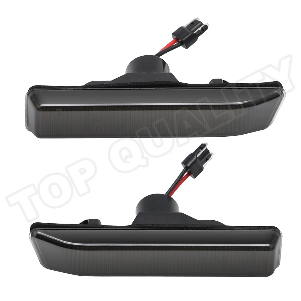 2 шт. динамический последовательных янтарных светодиодный боковой габаритный