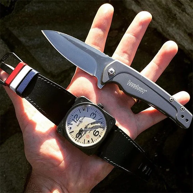 Новейшее качество 1810 EDC Складной нож ручка из нержавеющей стали с 8cr13mov стальным лезвием Карманный Походный нож EDC ручные инструменты