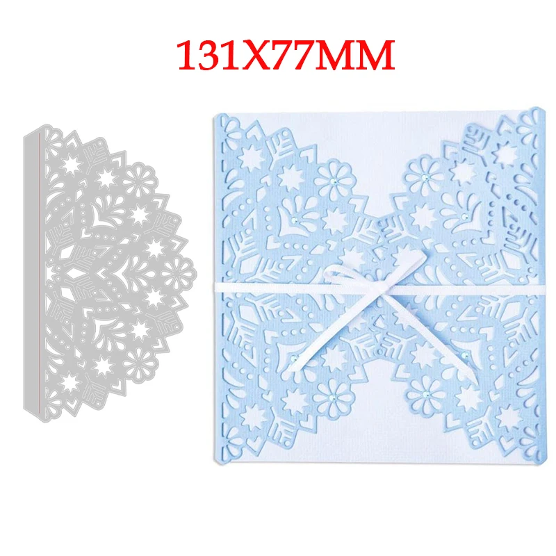 

SNOWFLAKE Metal Cutting Dies For Scrapbooking Stencils DIY Album Cards Decoration Embossing Folder Die Cuts Cutter Christmas