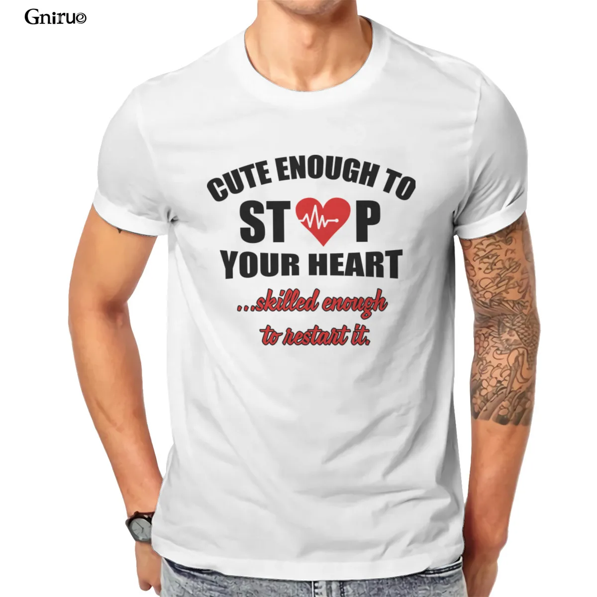 

Оптовая продажа, симпатичная футболка с надписью «остановить свое сердце», унисекс, футболка с рисунком Хезер, призма, винтажные игры для па...